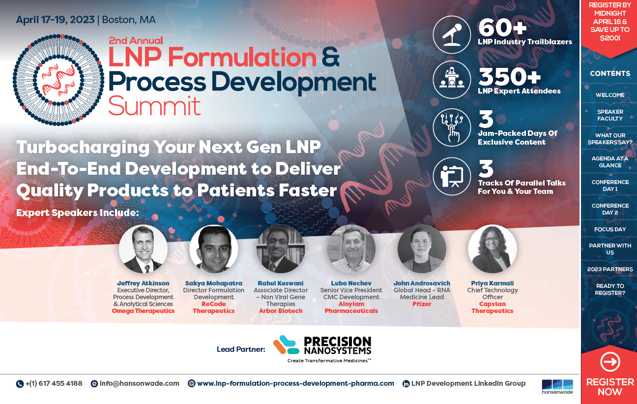 LNP Development - Full Event Guide